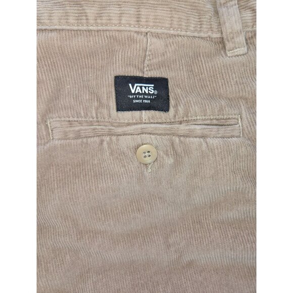 Vans Mens Relaxed Fit Corduroy Chino Pants Size 30 x 31 Beige - Picture 7 of 9